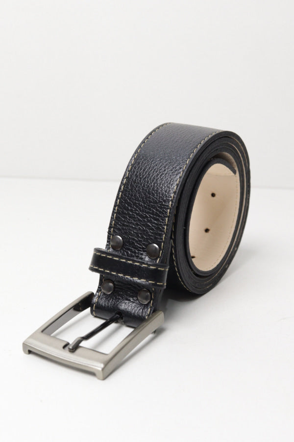 Cinto Masculino Premium em Couro com Costura Reforçada - BT92