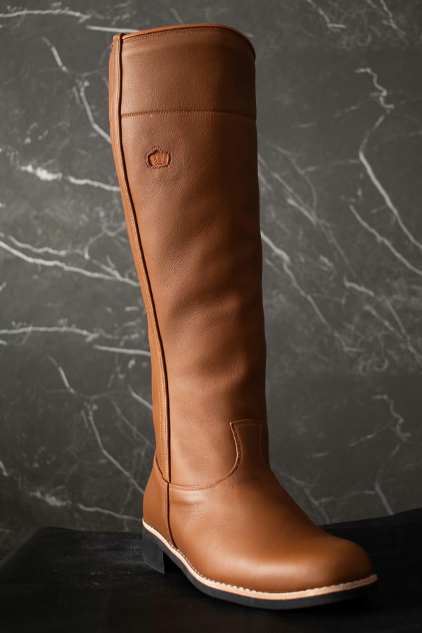 Bota Masculina em Couro Cano Mole Café Caiena - BT62