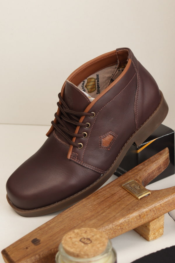 Combo Bota Confort + Botina Confort + Palmilha Gel + Descalçadeira + Cera Premium - BI32