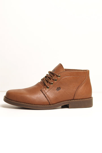 Botina Masculina Agro Lida em Couro Imperador Caramelo - BN05