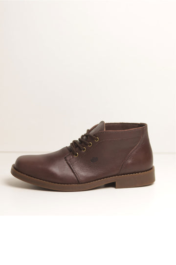 Botina Masculina Leve em Couro Imperador Café - BN06