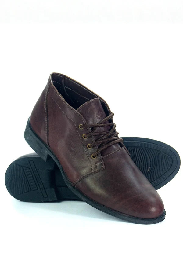 Bota Masculino Sertanejo Social em Couro Café Selvagem - BN56