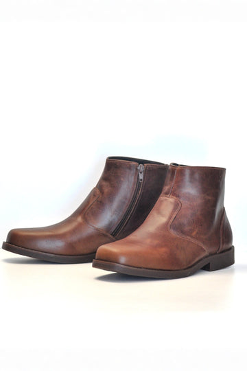 Botina Masculina Amazonas Ziper Whisky - BN81