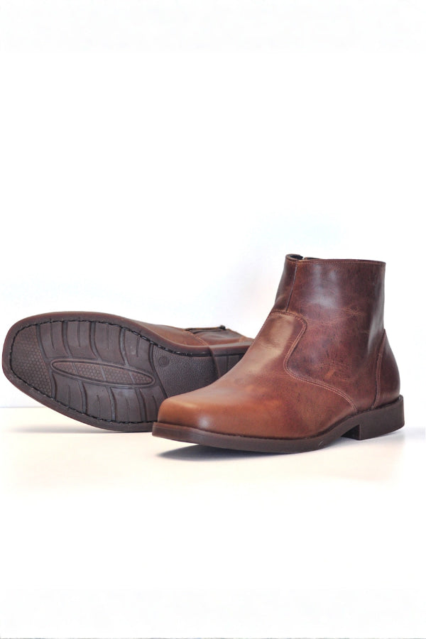 Botina Masculina Amazonas Ziper Whisky - BN81
