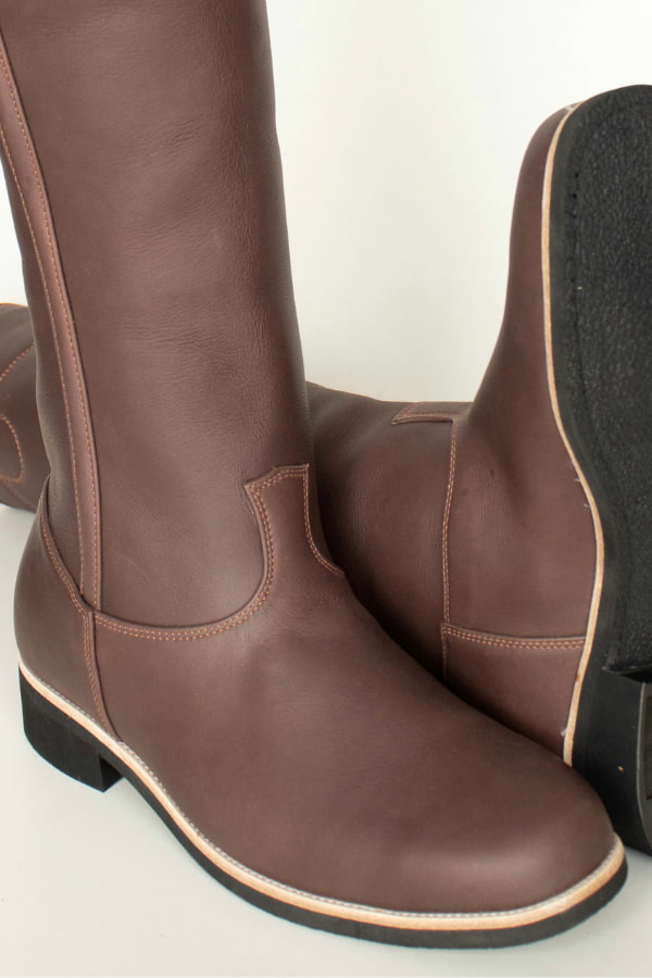 Bota Masculina Confort Premium em Couro Imperador Café - BT31