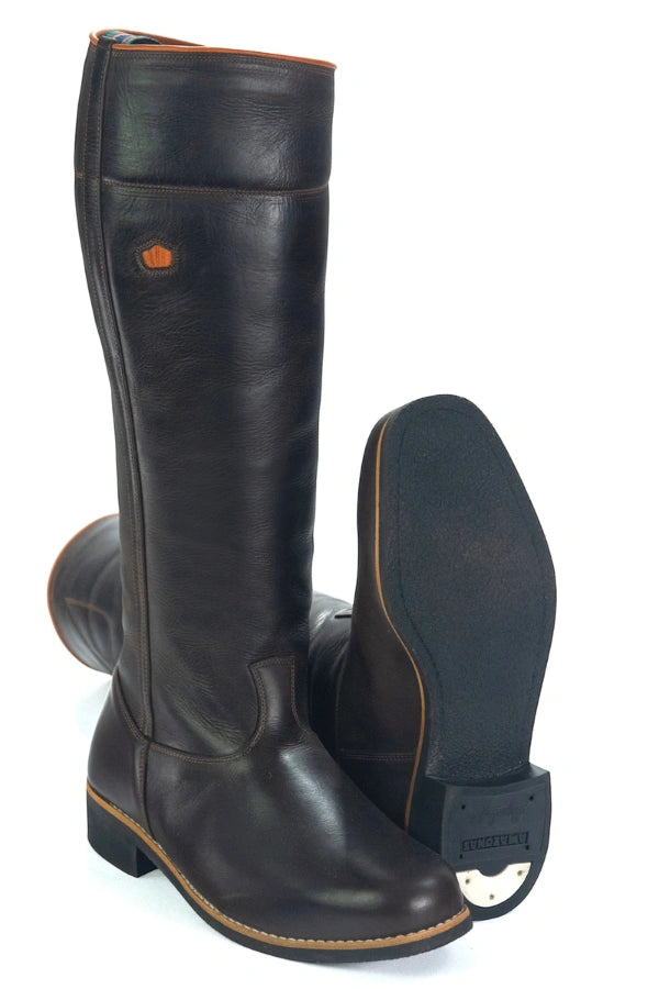 Bota Masculina Monarca em Couro Café Graxo - BT32