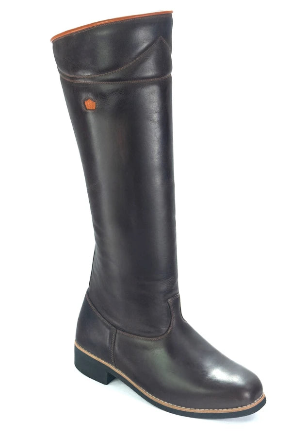 Bota Masculina Monarca em Couro Café Graxo - BT35