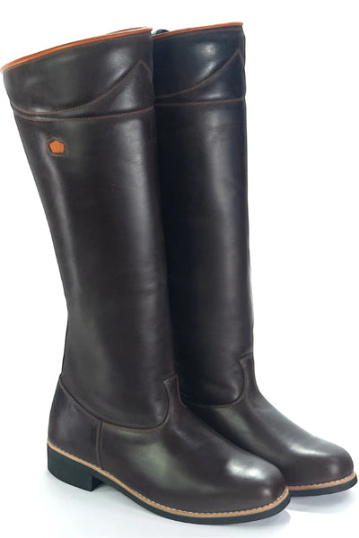 Bota Masculina Monarca em Couro Café Graxo - BT35