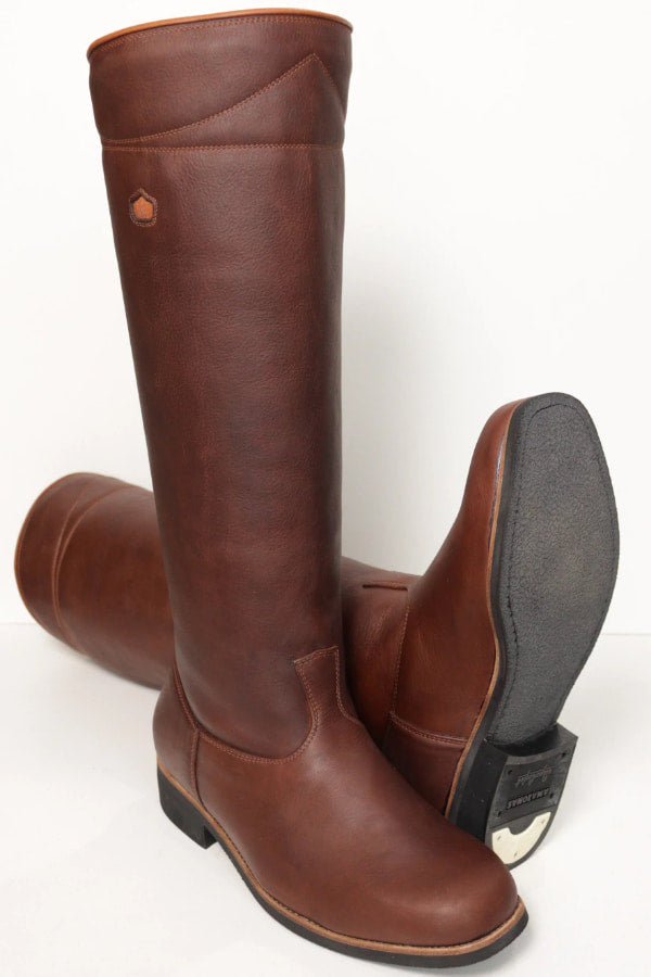 Bota Masculina Monarca em Couro Café - BT36