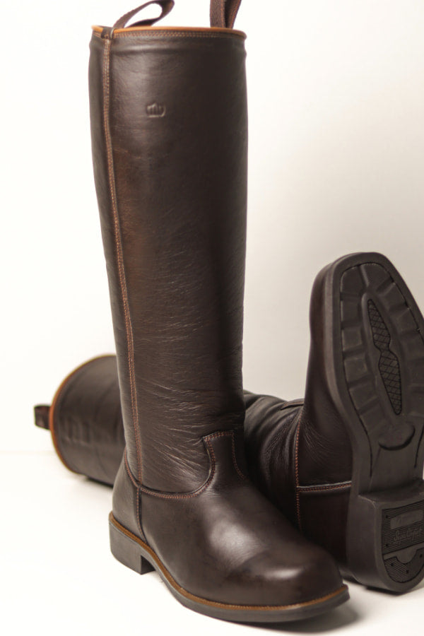 Bota Masculina Dalida em Couro Imperador Chocolate - BT37