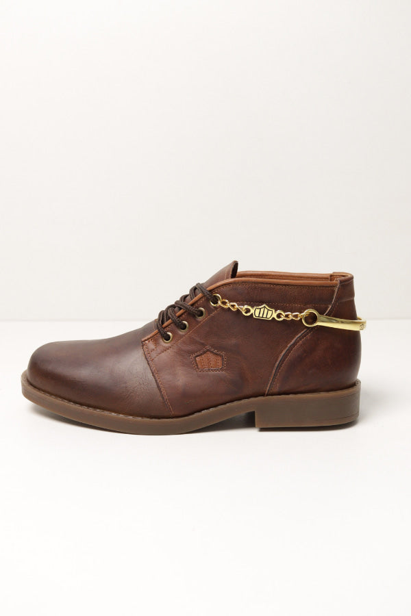 Botina Feminina Confort em Couro Imperador Graxo Whisk - BN67