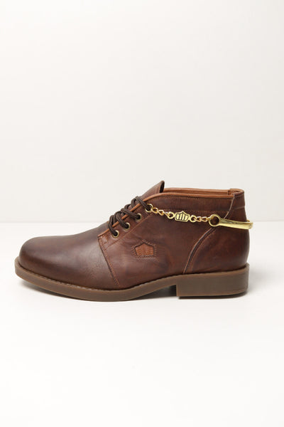 Botina Feminina Confort em Couro Imperador Graxo Whisk - BN67