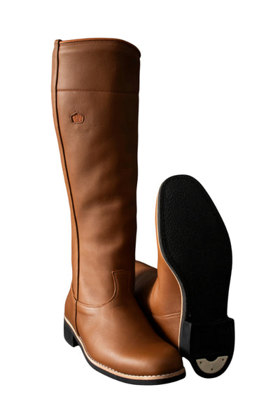 Bota Masculina em Couro Cano Mole Café Caiena - BT62