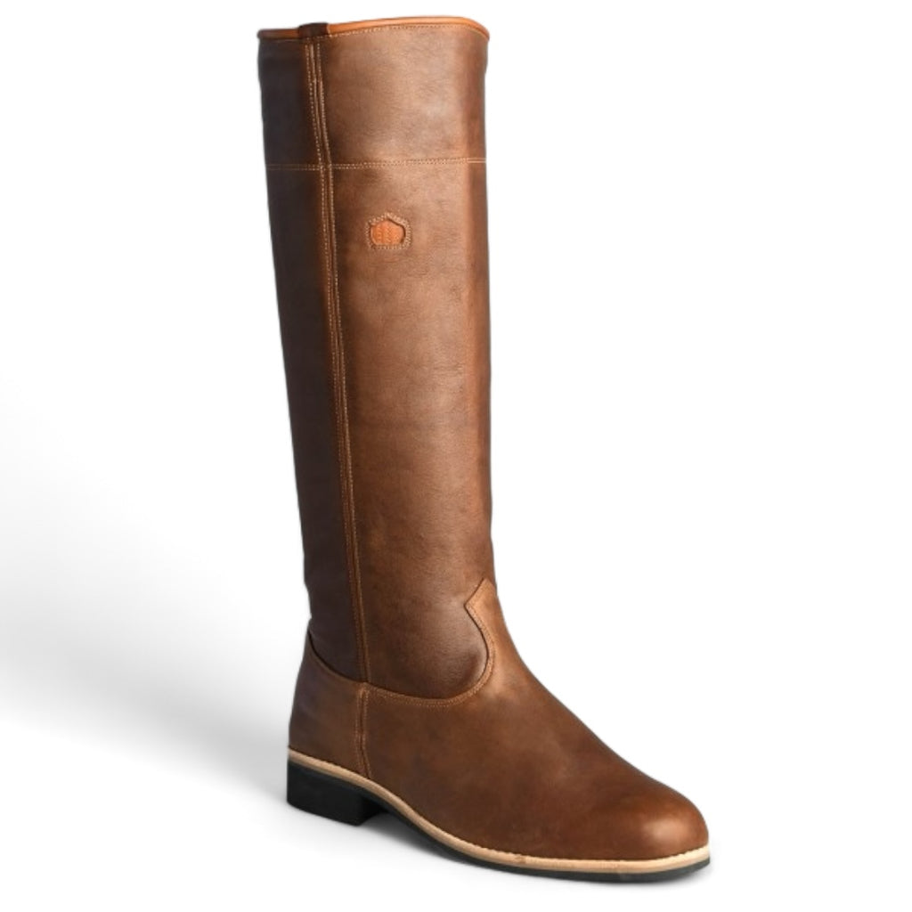 Bota Masculina Cano Longo Laçador Café