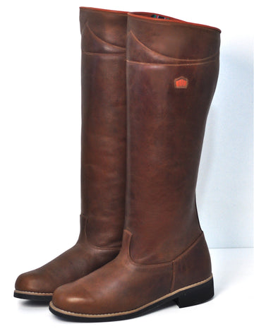 Bota Masculina Monarca em Couro Whisky - BT40